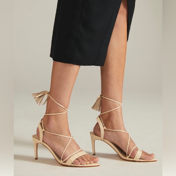 NEW! SCHUTZ Melissa Crocodile-embossed Leather Heels 9.5 - Picture 2 of 5